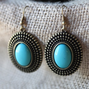egyptian prediction turquoise earrings